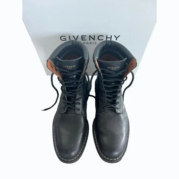 Givenchy | Shoes | Givenchy Tank Lace Up Boots | Poshmark display picture 1